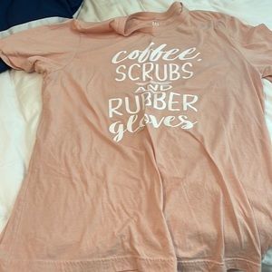 Peach t-shirt